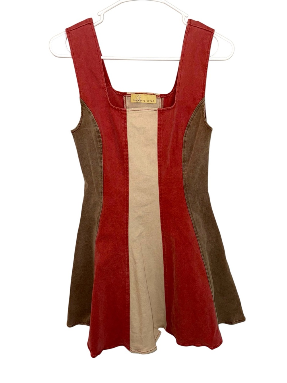 How Very Loved Colorblock Panel Dress